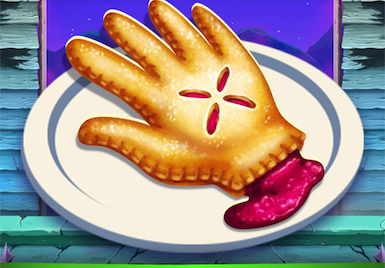 Spooky Strawberry Hand Pie